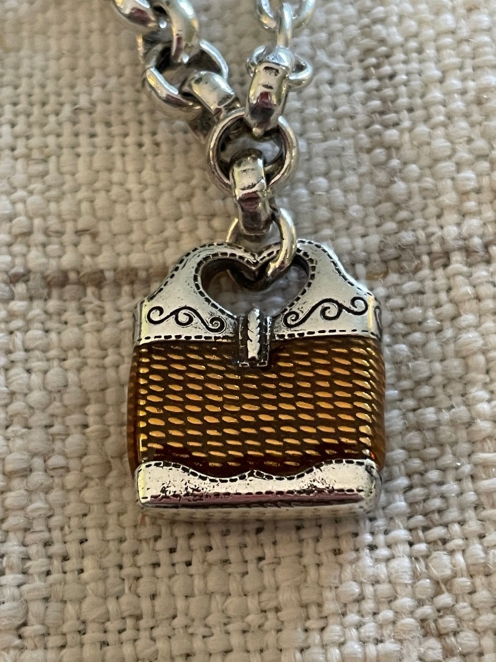 Brighton Enamel Handbag Charm Bracelet - Picture 10 of 13